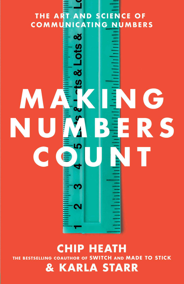 Making Numbers Count: The Art and Science of Communicating Numbers book cover by Chip Heath, Karla Starr