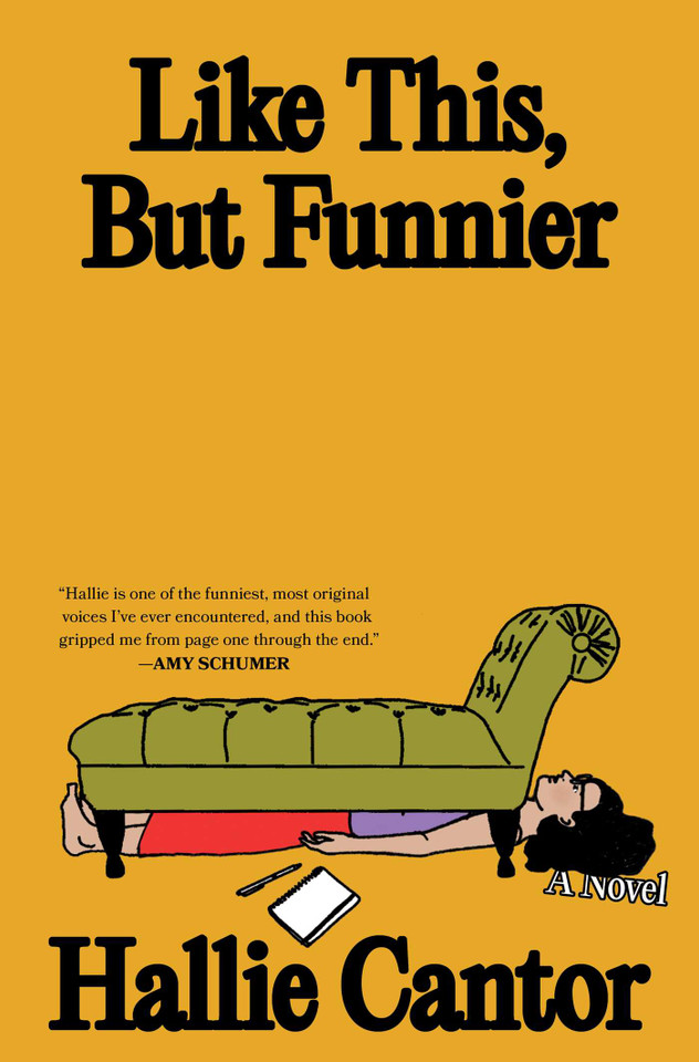 Like This, But Funnier: A Novel book cover by Hallie Cantor