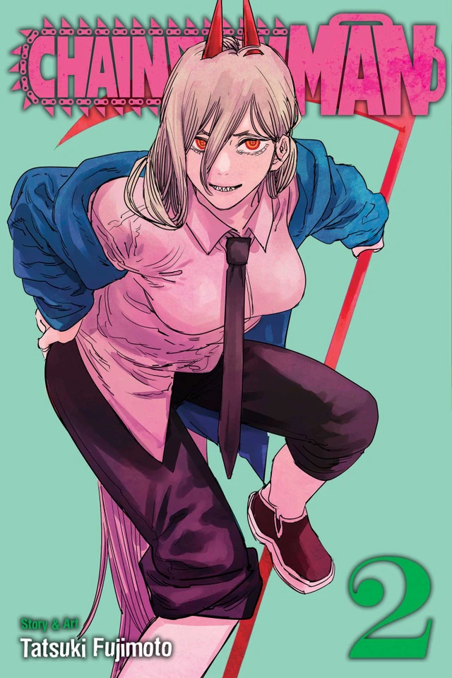 Chainsaw Man, Vol. 2 (Chainsaw Man) book cover by Tatsuki Fujimoto