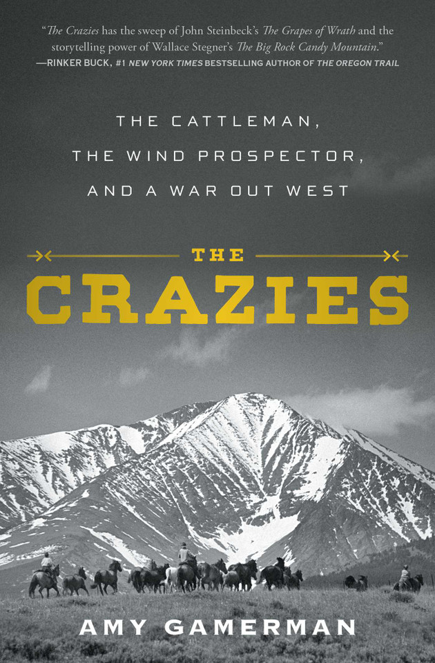 The Crazies: The Cattleman, the Wind Prospector, and a War Out West book cover by Amy Gamerman