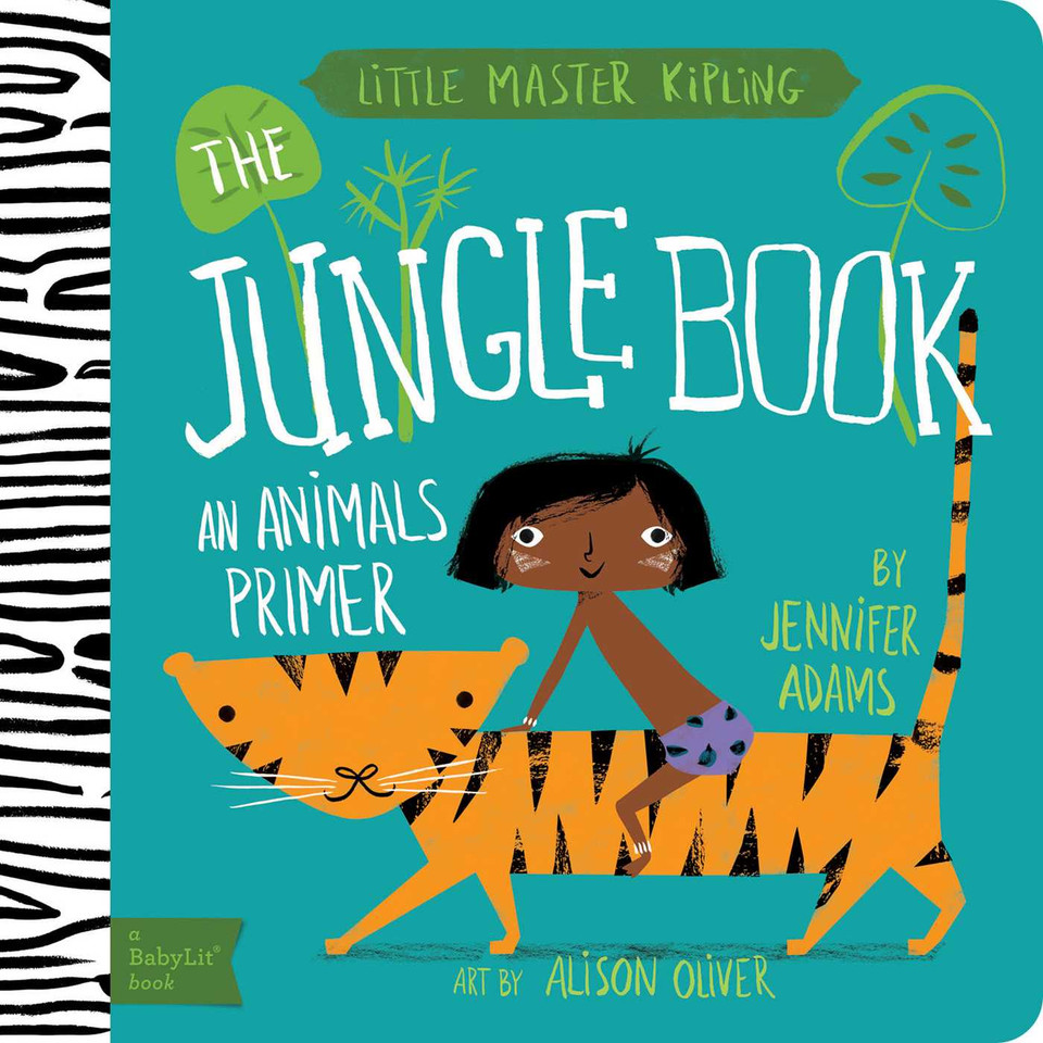 The Jungle Book: A BabyLit® Animals Primer (BabyLit Classics) book cover by Jennifer Adams