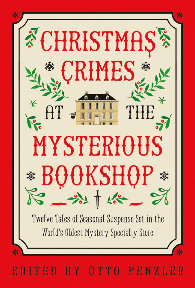 Christmas Crimes at The Mysterious Bookshop book cover by 