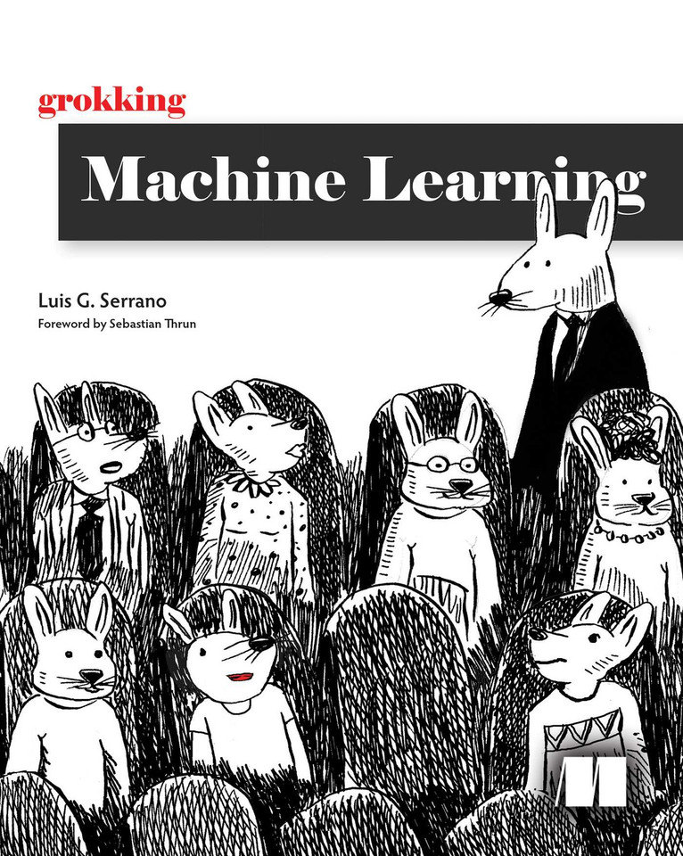 Grokking Machine Learning book cover by Luis Serrano