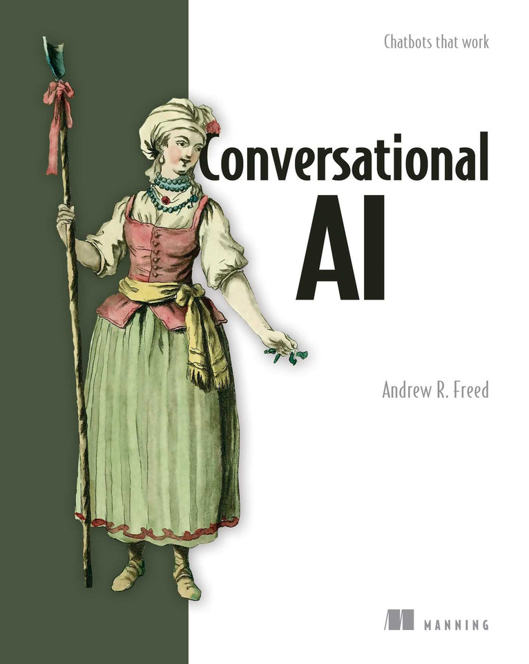 Conversational AI: Chatbots that work book cover by Andrew Freed