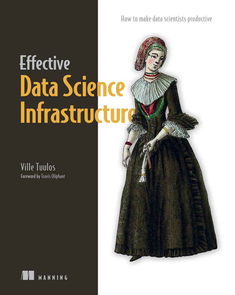 Effective Data Science Infrastructure: How to make data scientists productive book cover by Ville Tuulos