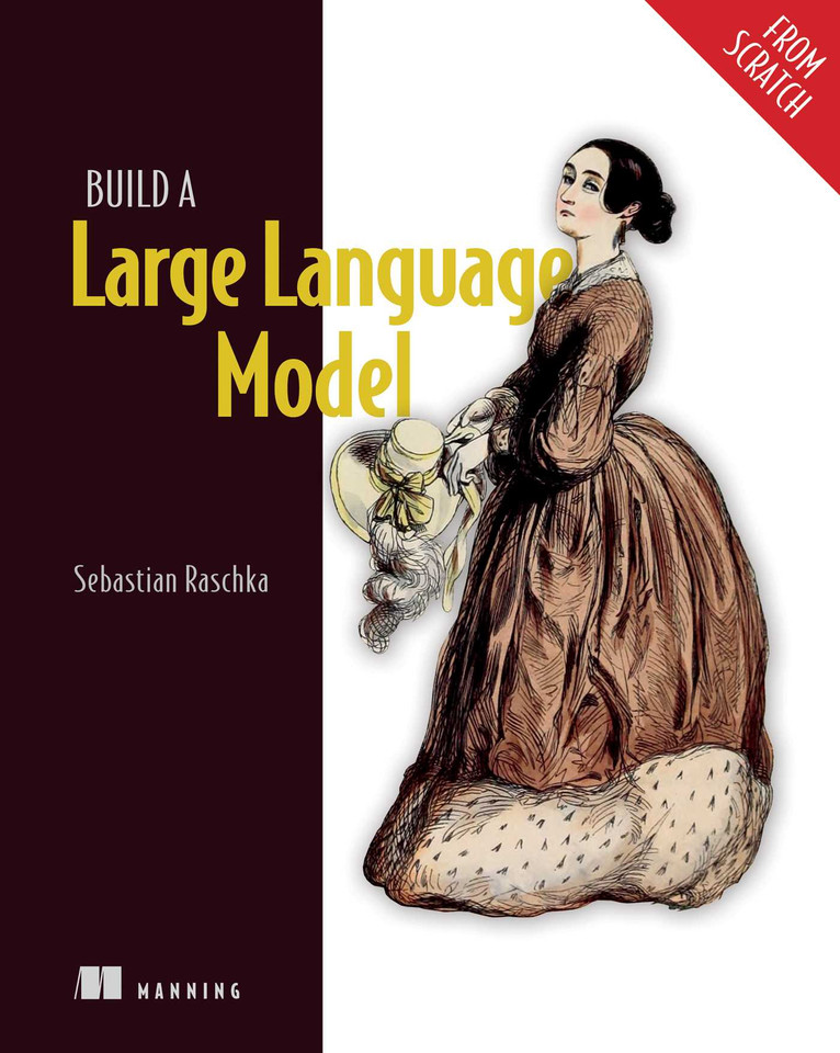 Build a Large Language Model (From Scratch) (From Scratch) book cover by Sebastian Raschka