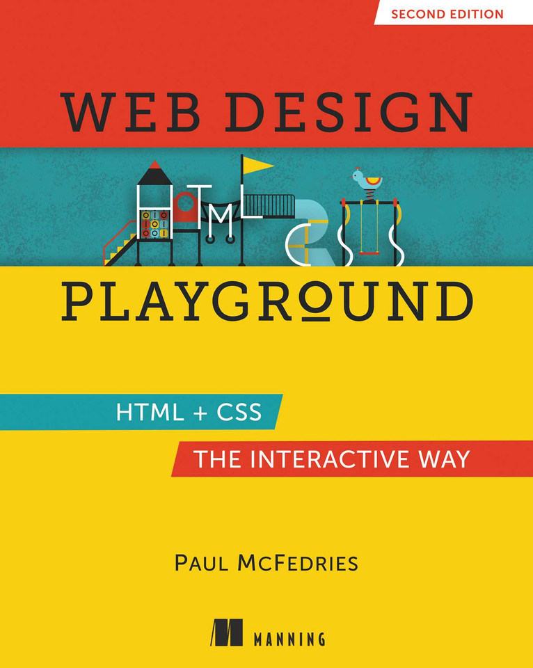 Web Design Playground, Second Edition book cover by Paul McFedries