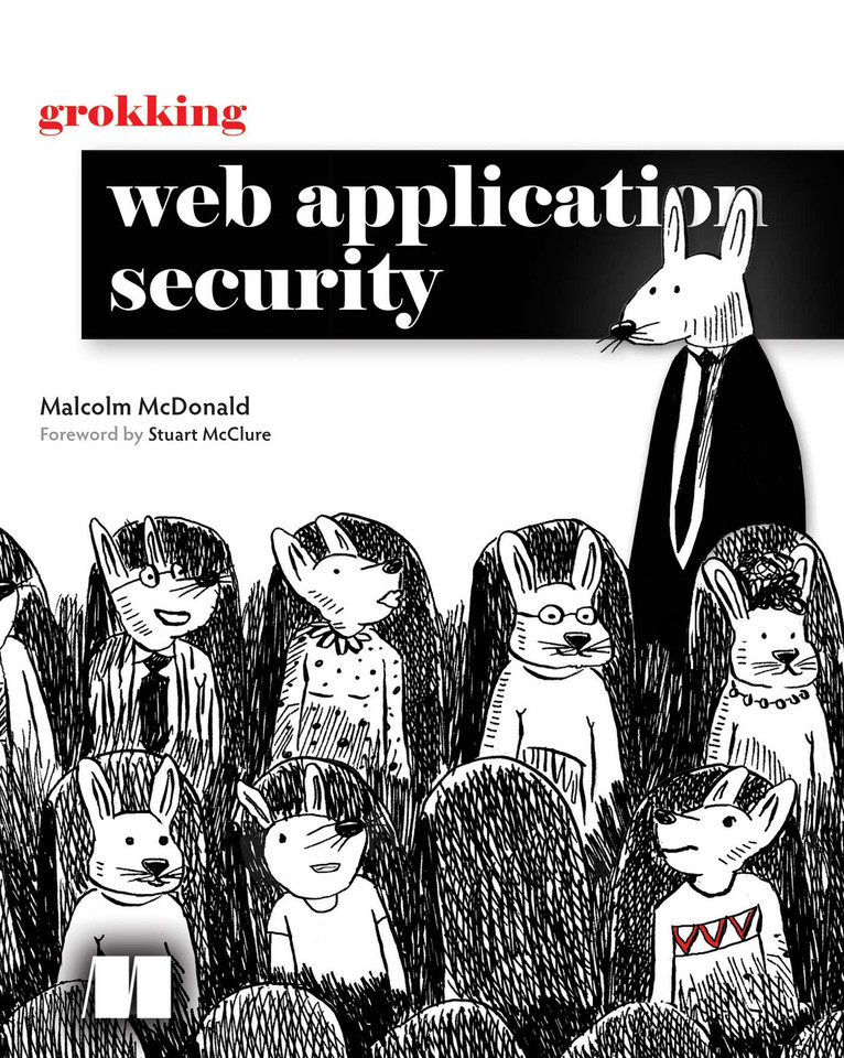 Grokking Web Application Security book cover by Malcolm McDonald
