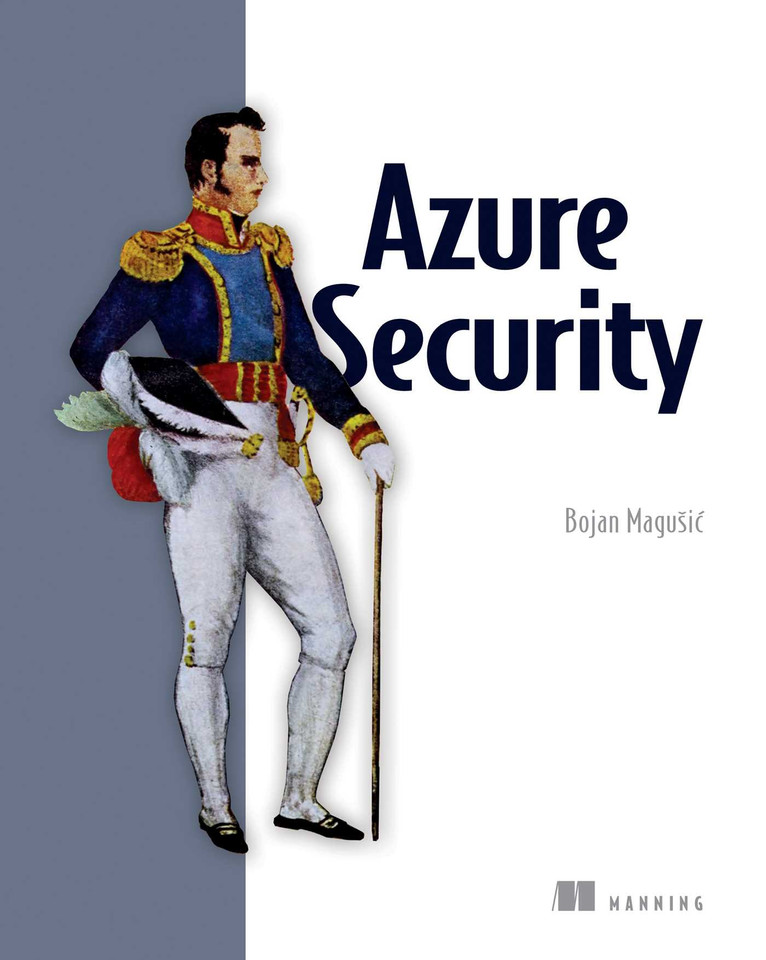 Azure Security book cover by Bojan Magusic