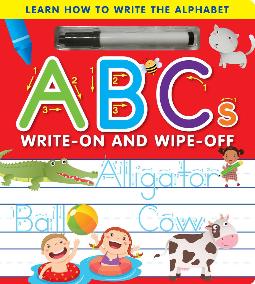 ABCs Write-On and Wipe-Off: Learn How to Write the Alphabet (Write-On and Wipe-Off) book cover by 