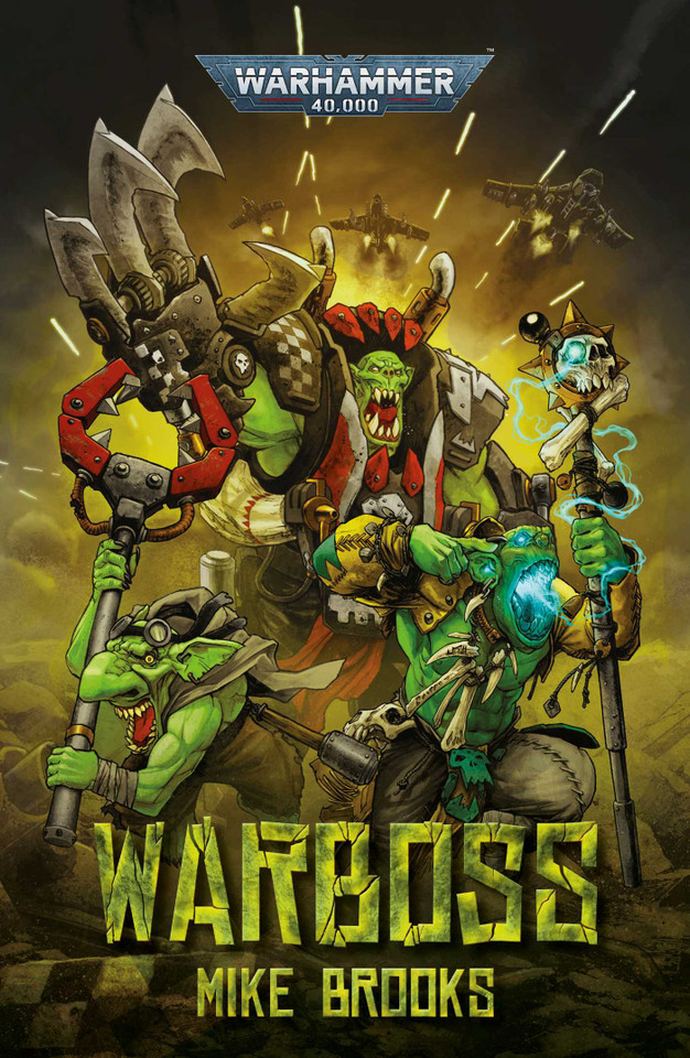 Warboss (Warhammer 40,000) book cover by Mike Brooks