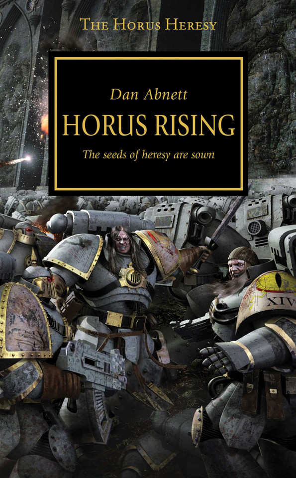 Horus Rising (The Horus Heresy) book cover by Dan Abnett