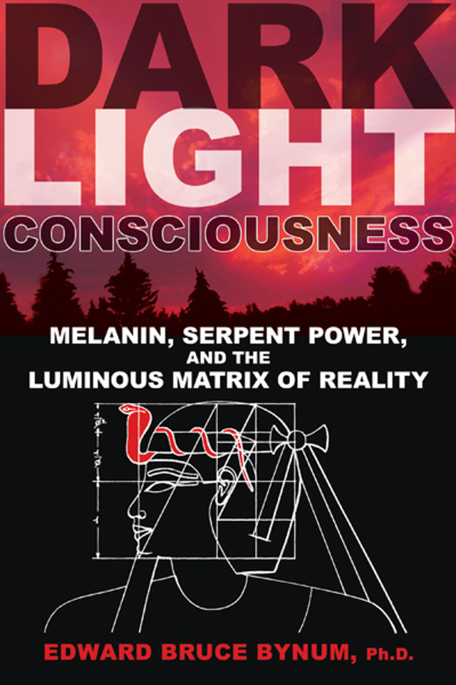 Dark Light Consciousness: Melanin, Serpent Power, and the Luminous Matrix of Reality book cover by Edward Bruce Bynum