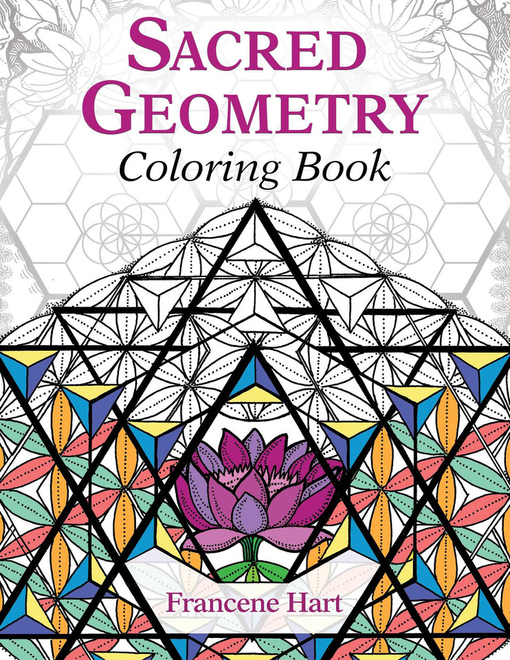 Sacred Geometry Coloring Book book cover by Francene Hart