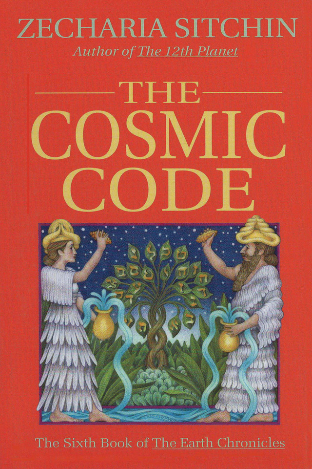 The Cosmic Code (Book VI) book cover by Zecharia Sitchin