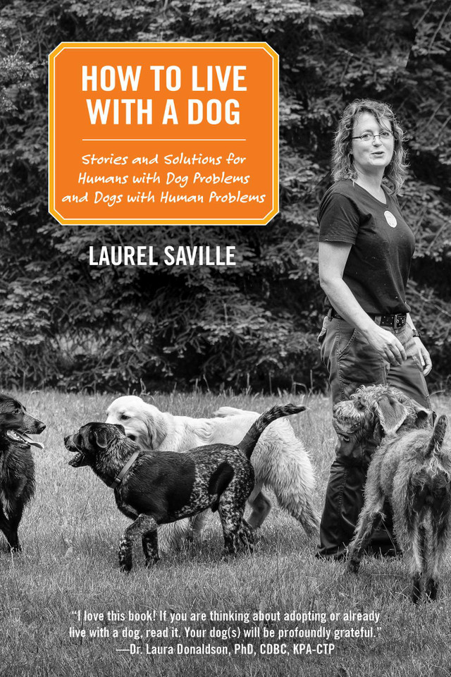 How to Live with a Dog: Stories and Solutions for Humans with Dog Problems and Dogs with Human Problems book cover by Laurel Saville