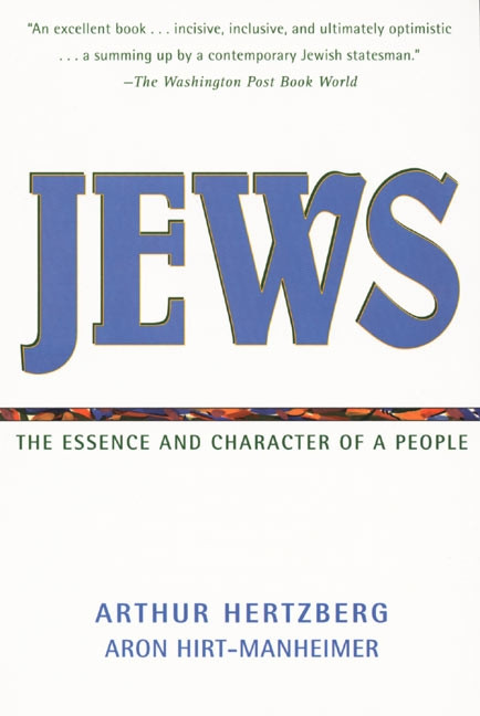Jews: The Essence and Character of a People book cover by Arthur Hertzberg