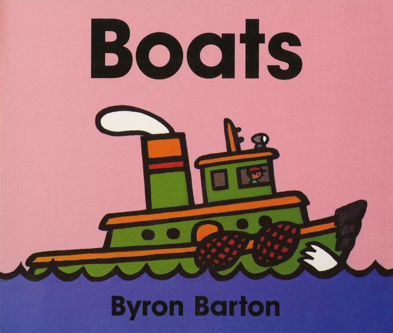 Boats book cover by Byron Barton