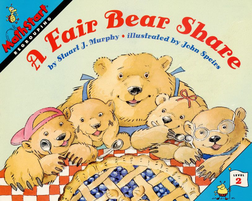 A Fair Bear Share (MathStart 2 #1) book cover by Stuart J. Murphy