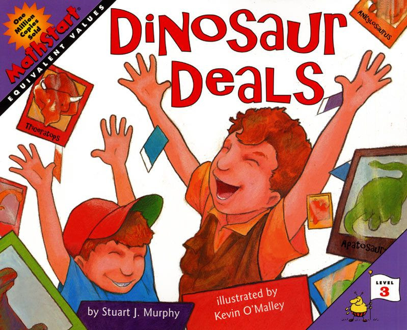 Dinosaur Deals: MathStart Level 3: Equivalent Values (MathStart 3) book cover by Stuart J. Murphy, Heather Henson