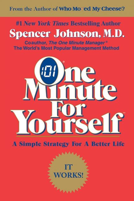 One Minute for Yourself book cover by Spencer Johnson, M.D.