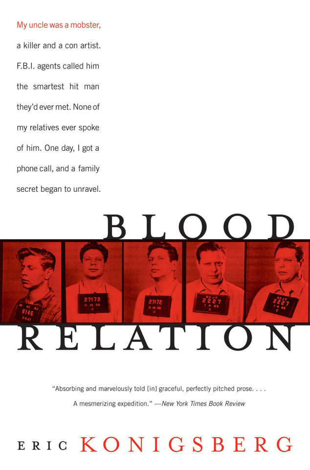 Blood Relation book cover by Eric Konigsberg
