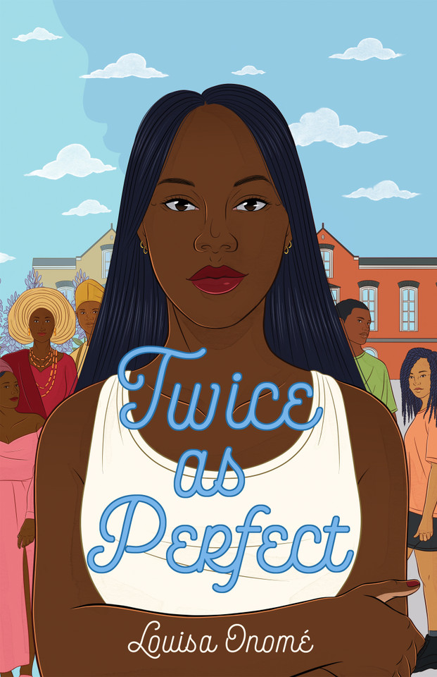 Twice as Perfect book cover by Louisa Onomé
