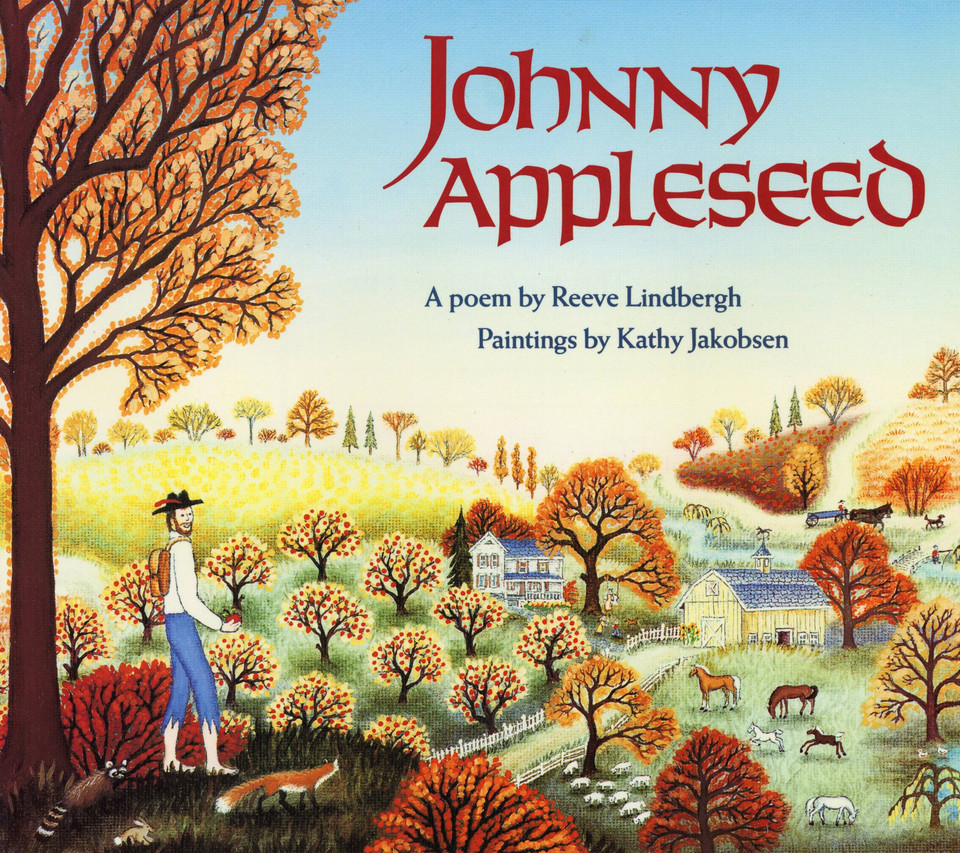 Johnny Appleseed book cover by Reeve Lindbergh