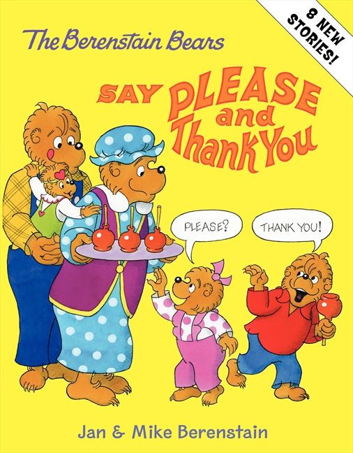 The Berenstain Bears Say Please and Thank You (Berenstain Bears #39) book cover by Jan Berenstain, Mike Berenstain