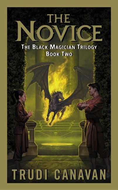 The Novice: The Black Magician Trilogy Book 2 (Black Magician Trilogy #2) book cover by Trudi Canavan