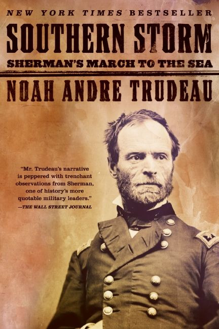Southern Storm: Sherman's March to the Sea book cover by Noah Andre Trudeau