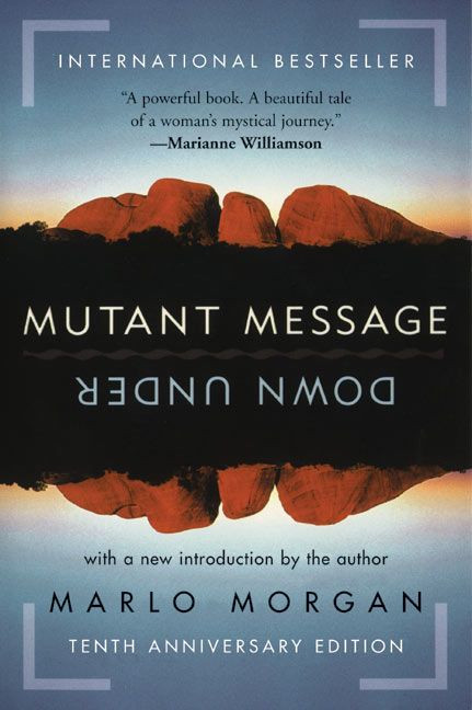 Mutant Message Down Under book cover by Marlo Morgan