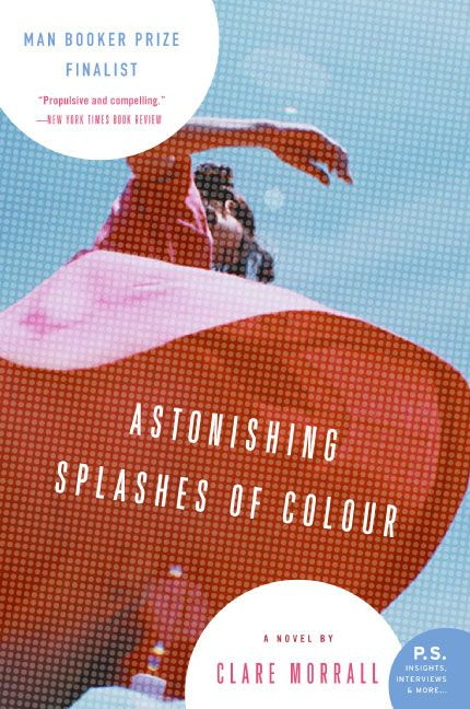 Astonishing Splashes of Colour book cover by Clare Morrall