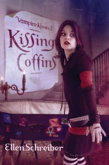 Vampire Kisses 2: Kissing Coffins (Vampire Kisses #2) book cover by Ellen Schreiber