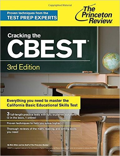 Cracking the CBEST, 3rd Edition (Professional Test Preparation) Cover