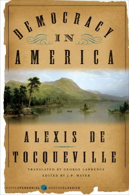 Democracy in America book cover by Alexis de Tocqueville