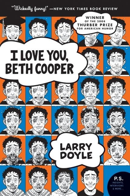 I Love You, Beth Cooper book cover by Larry Doyle
