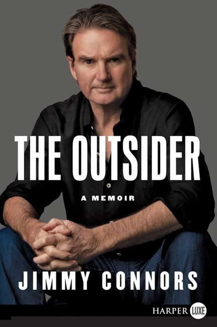 The Outsider: A Memoir book cover by Jimmy Connors