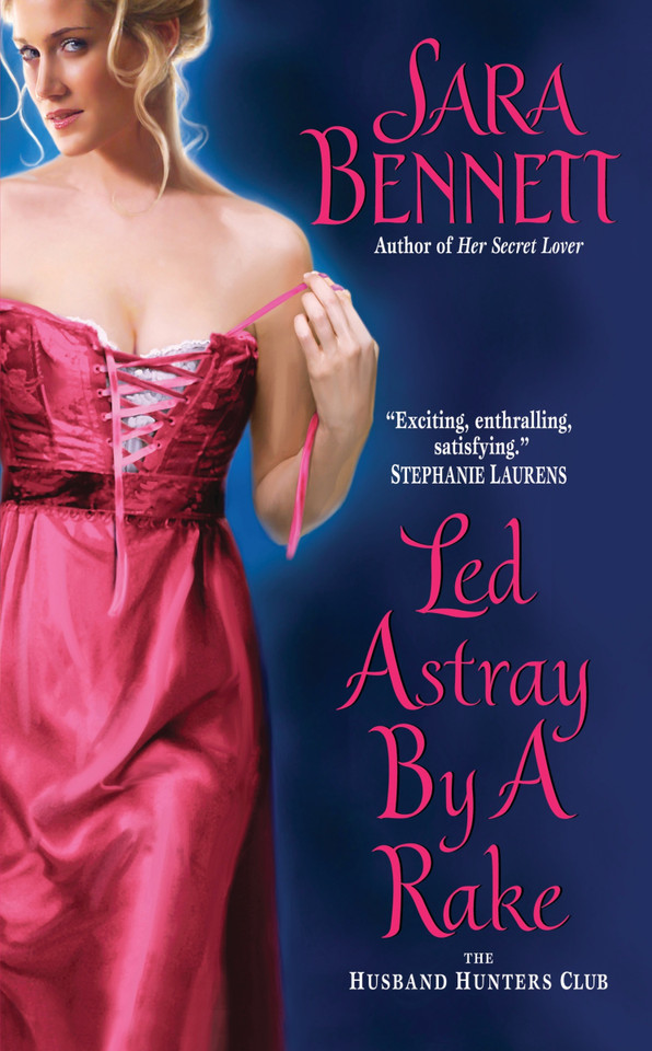 Led Astray by a Rake: The Husband Hunters Club book cover by Sara Bennett