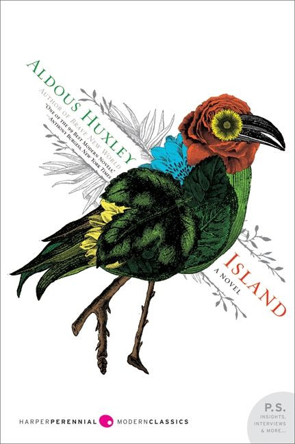 Island book cover by Aldous Huxley