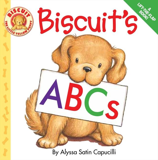 Biscuit's ABCs: A Lift-the-Flap Alphabet Board Book for Kids (Biscuit) book cover by Alyssa Satin Capucilli