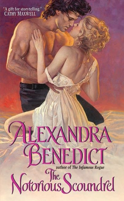 The Notorious Scoundrel book cover by Alexandra Benedict