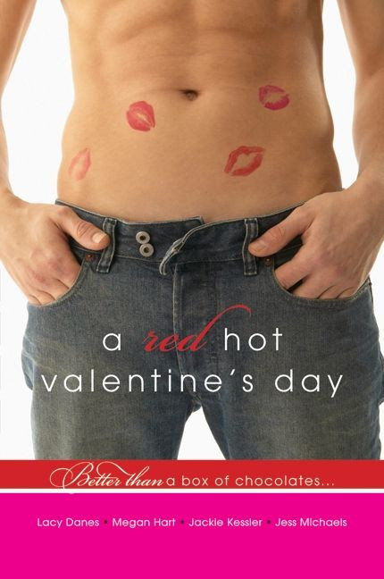 A Red Hot Valentine's Day book cover by Jess Michaels, Lacy Danes, Megan Hart, Jackie Kessler
