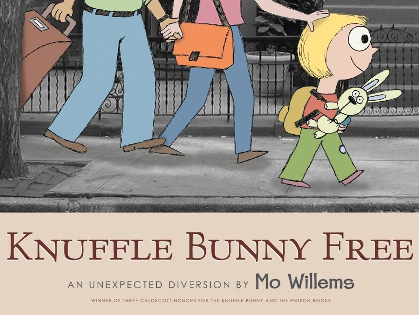 Knuffle Bunny Free: An Unexpected Diversion book cover by Mo Willems