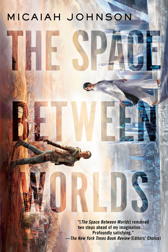 The Space Between Worlds book cover by Micaiah Johnson