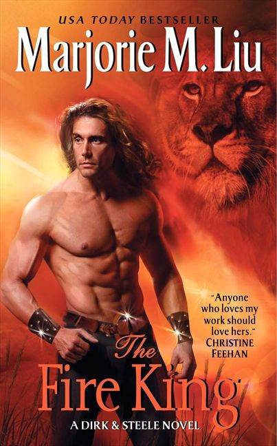 The Fire King: A Dirk & Steele Novel (Dirk & Steele Series #9) book cover by Marjorie Liu