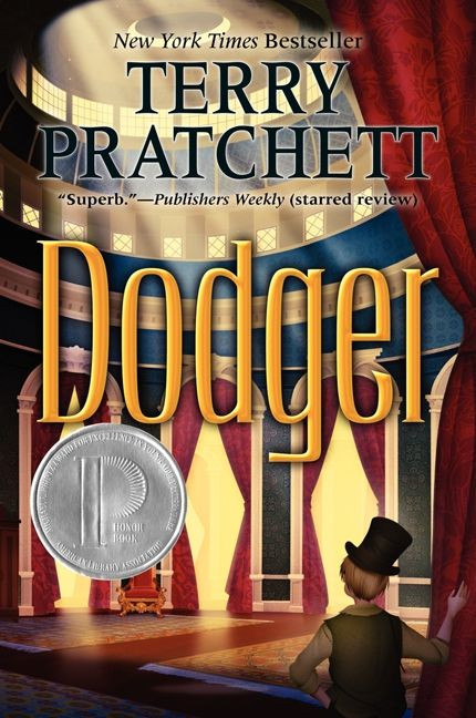 Dodger book cover by Terry Pratchett