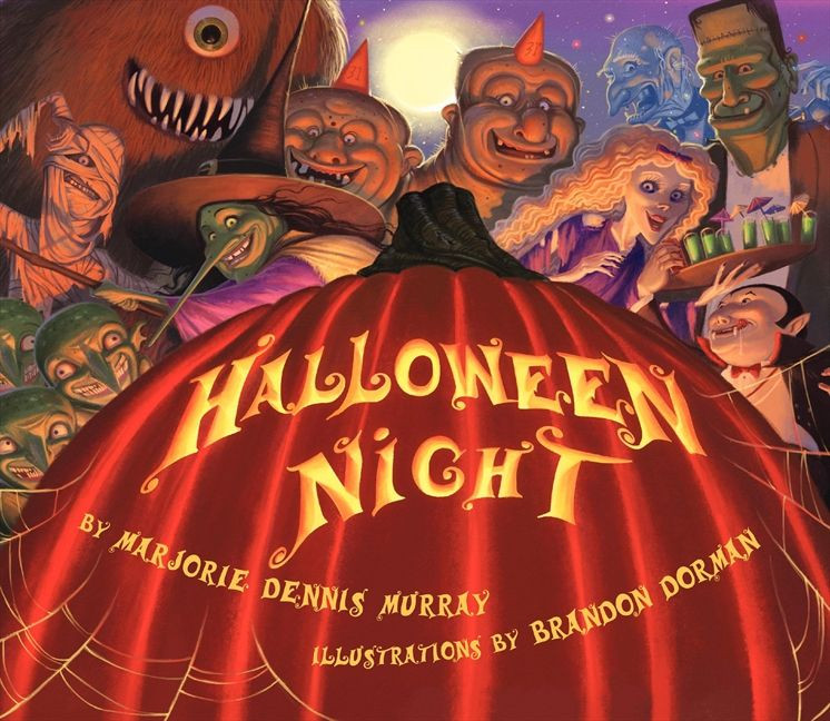 Halloween Night book cover by Marjorie Dennis Murray