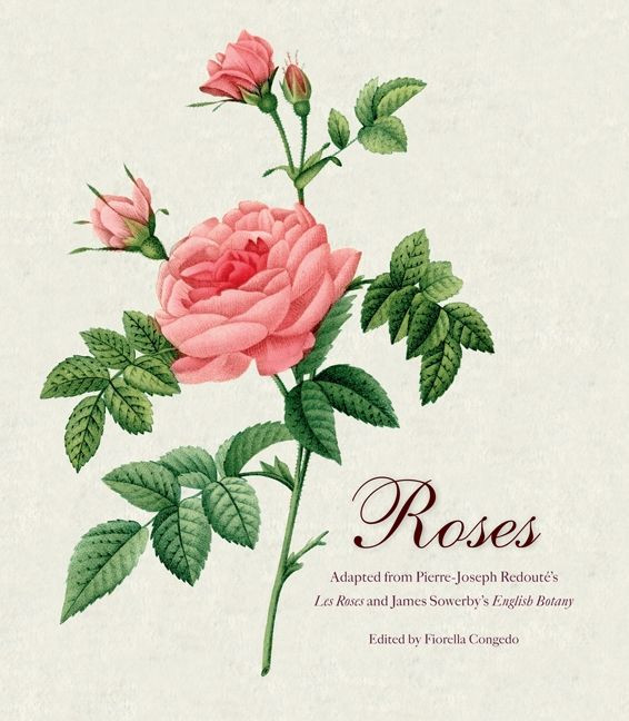 Roses: Mini Archive with DVD book cover by Pierre Joseph Redoute, James Sowerby