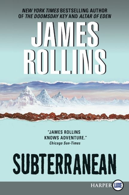 Subterranean book cover by James Rollins